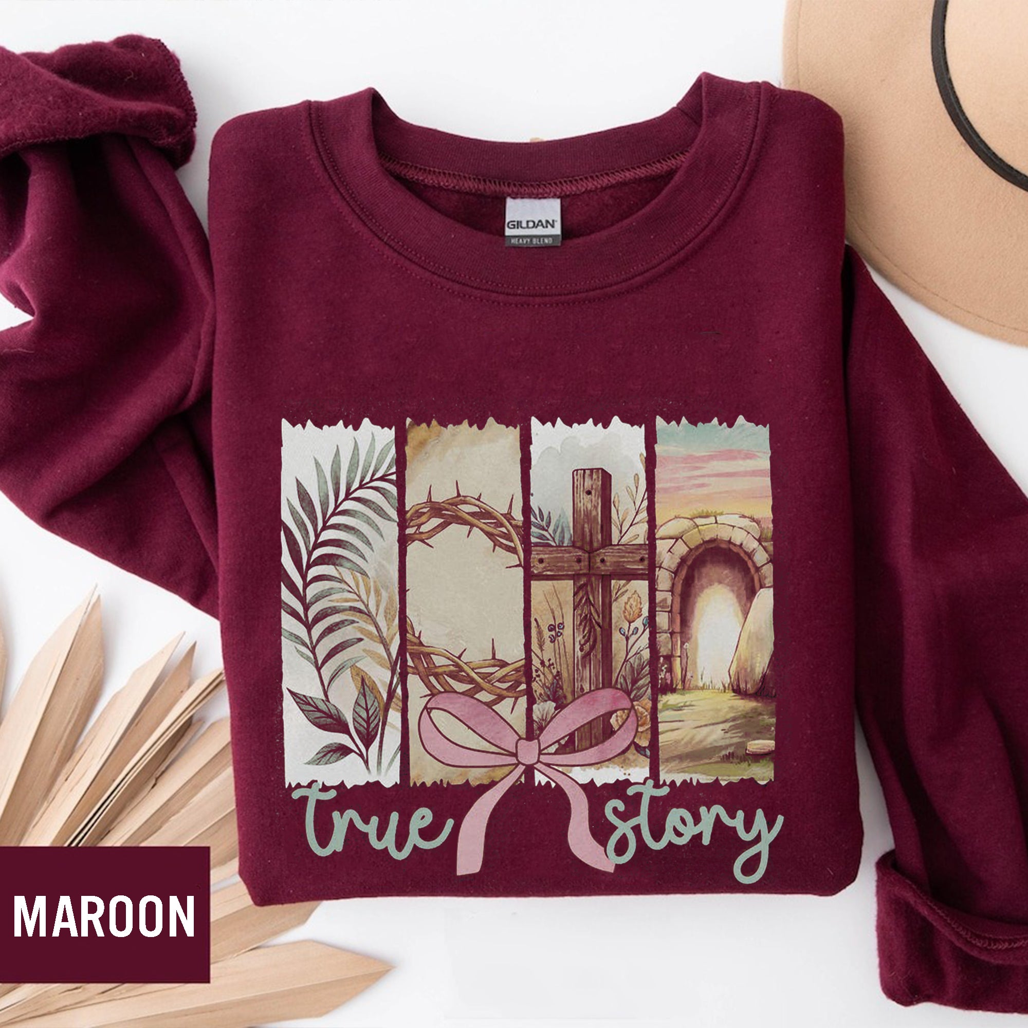 True Story T-shirt Christian Easter Shirt Women, Easter Outfit For Kids Easter Gift, Jesus Tshirt, Boho Christian Shirt. ILAF47